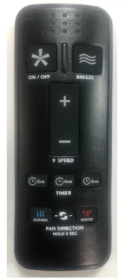 UC7261T9 Ceiling Fan Remote Control Kit