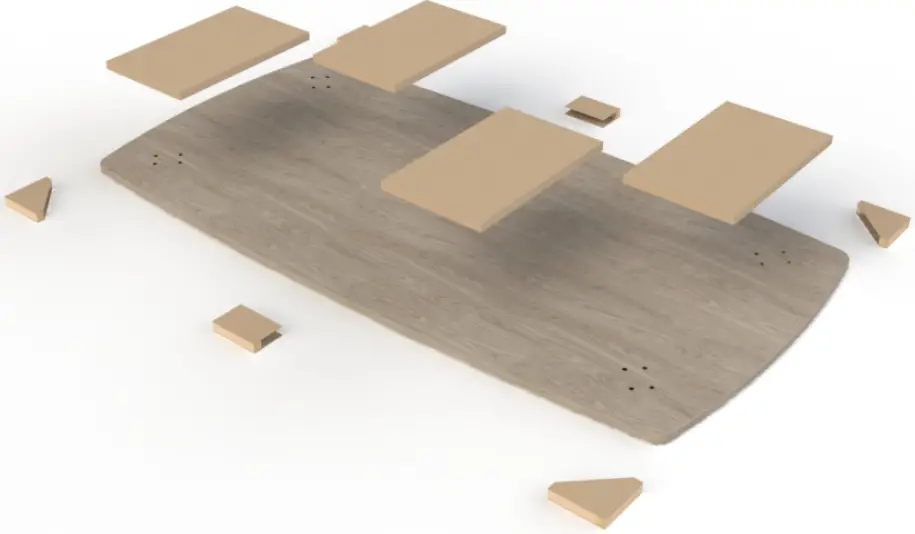 dams ANS-TBR22 Anson Rectangular Table 17