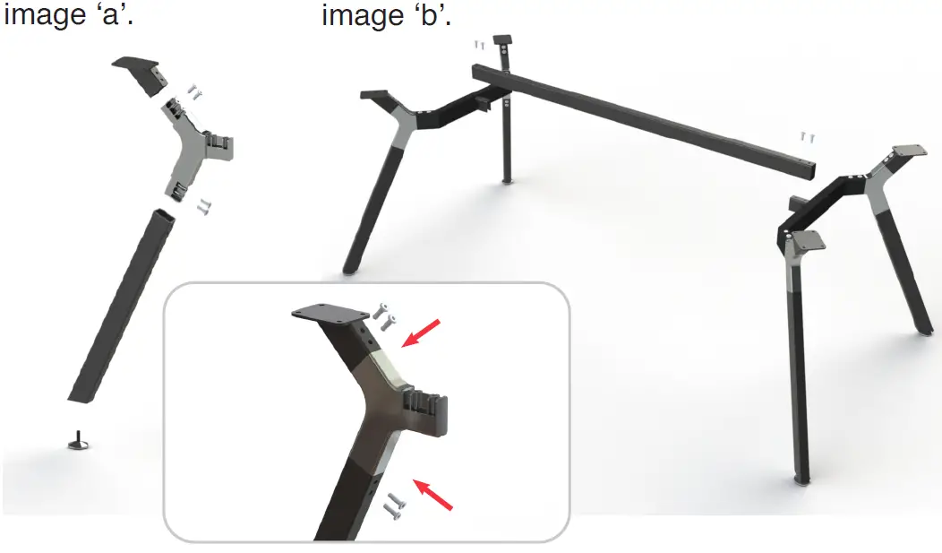 dams ANS-TBR22 Anson Rectangular Table 18