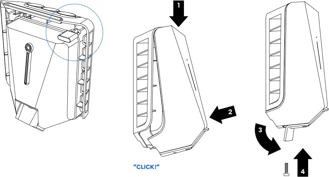easee 85656EN - Front cover Closing