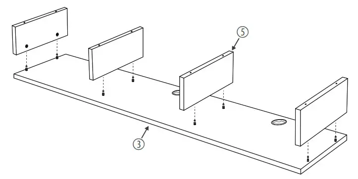 THON 507338 Studio Extension Desk - Installation 11