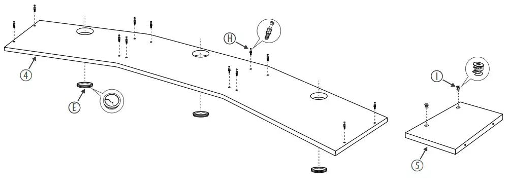THON 507338 Studio Extension Desk - Installation 13