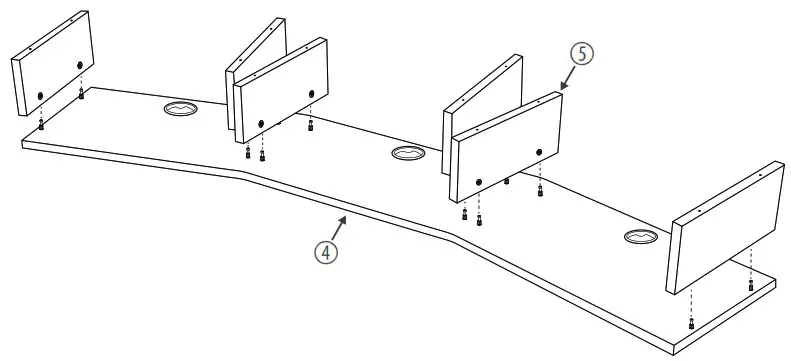 THON 507338 Studio Extension Desk - Installation 14