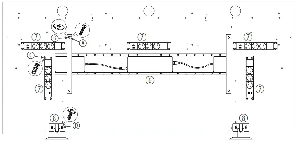 THON 507338 Studio Extension Desk - Installation 3