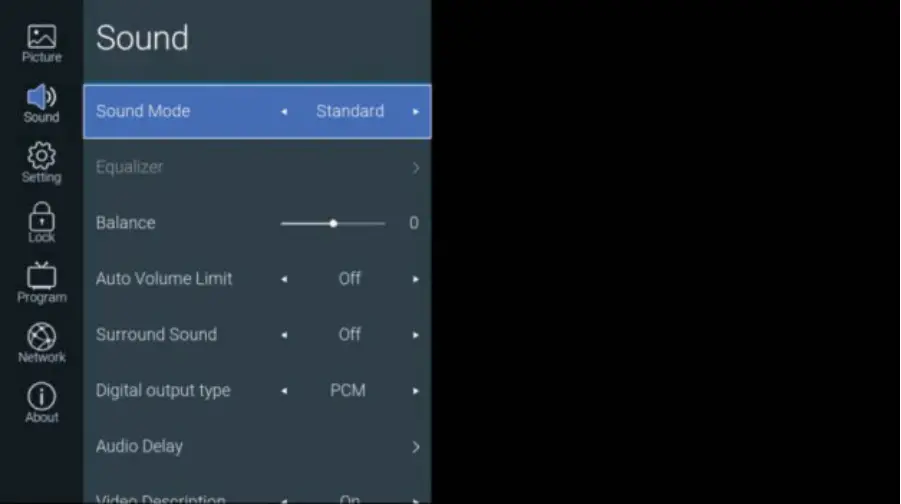 RCA RNSM4025 - Sound