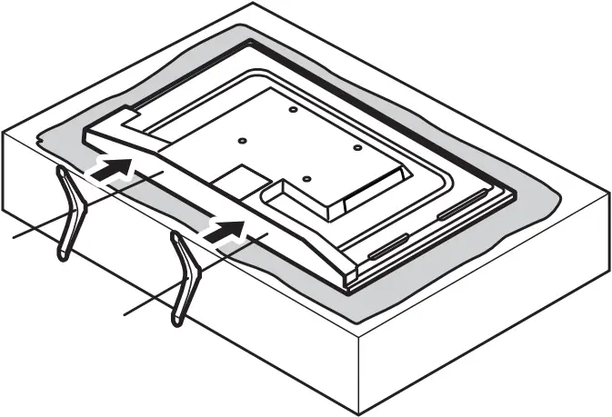 RCA RNSM4025 - TV Feet Installation Instructions 1