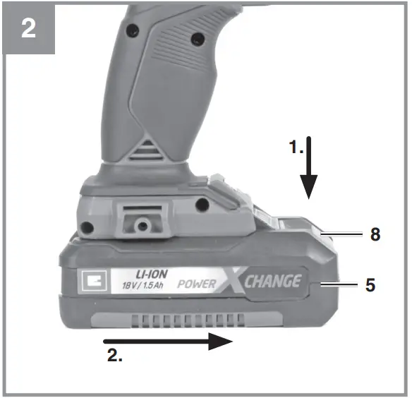 Charging the LI battery pack