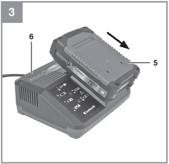 Charging the LI battery pack