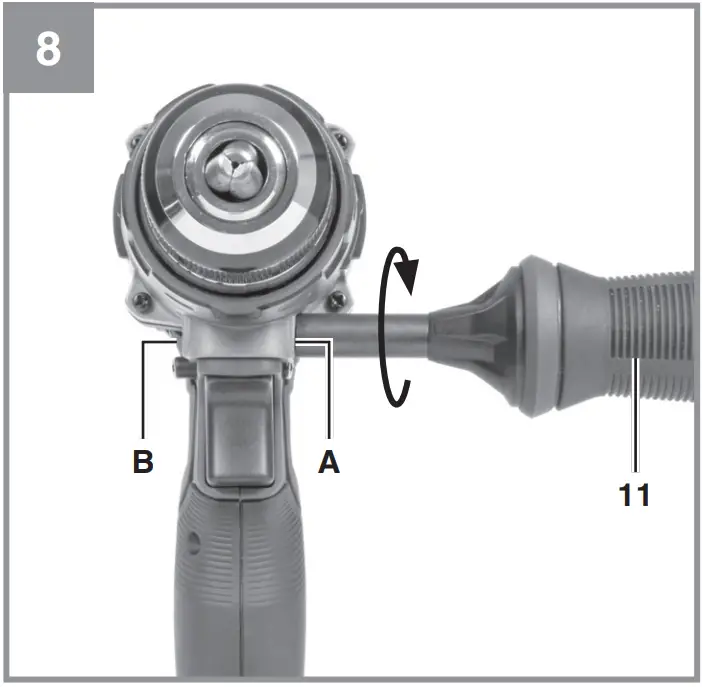 Mounting the additional handle
