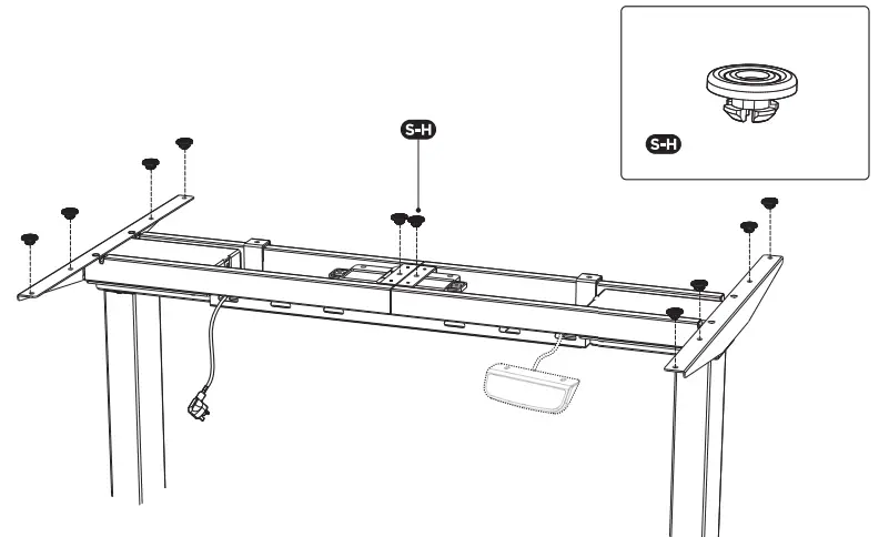WORKSTREAM-21590-Dual-Motor-Height-Adjustable-Table-Desk-Frame-Electric-White-19