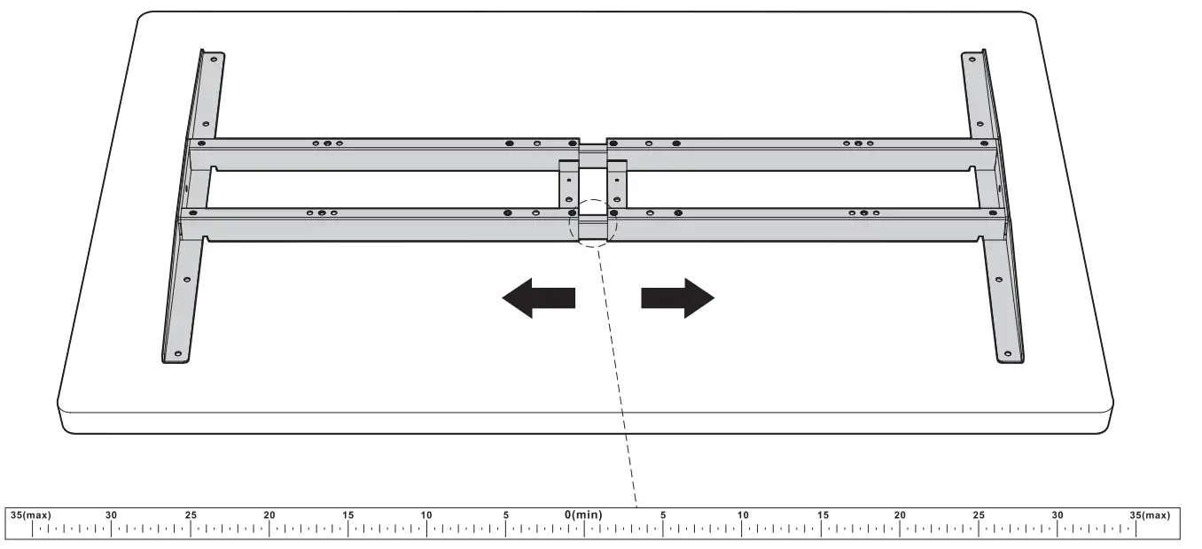 WORKSTREAM-21590-Dual-Motor-Height-Adjustable-Table-Desk-Frame-Electric-White-8