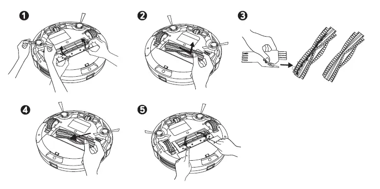 Clean the Rolling Brush