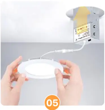 Miootly 2700-5000K 6 Inch Recessed Lighting 12 Pack - step 5