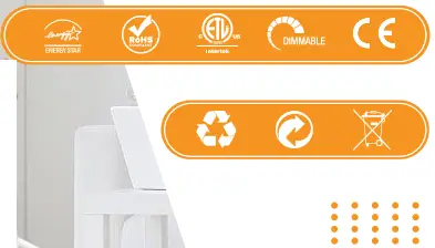 Miootly 2700-5000K 6 Inch Recessed Lighting 12 Pack - symbol 1