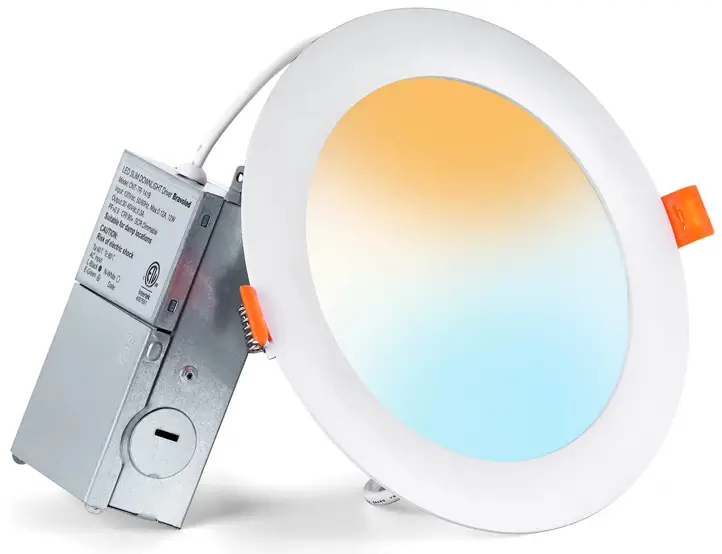 Miootly 2700-5000K 6 Inch Recessed Lighting 12 Pack