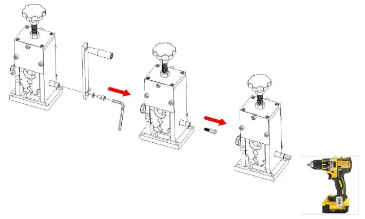 VEVOR SD-002 Manual Wire Stripping Machine 12