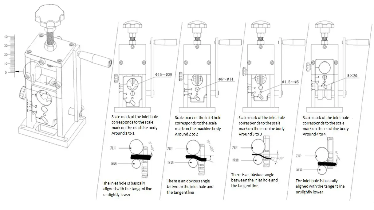 VEVOR SD-002 Manual Wire Stripping Machine 14