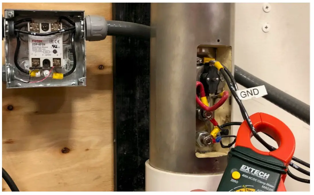Chiltrix V18B Variable Capacity In Line Electric Backup Heater for Heat Pump Chillers - Testing