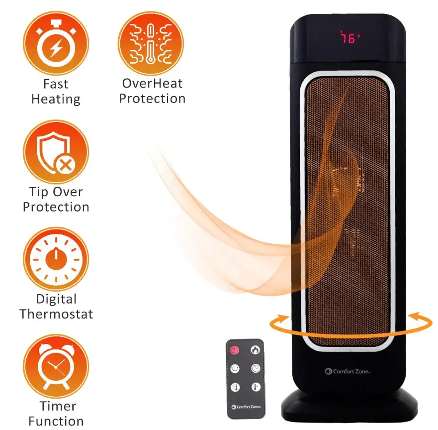 Comfort-CZ523R-Oscillating-Space-Heater-fig-2