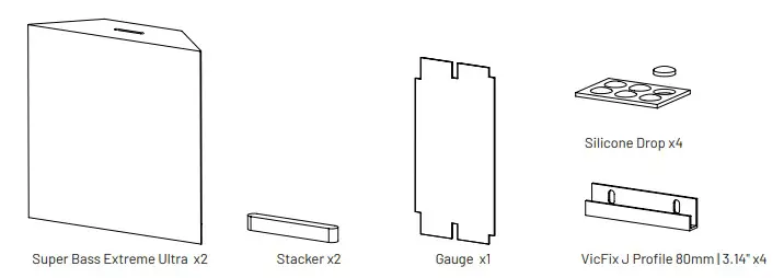 VICOUSTIC Super Bass Extreme Ultra Elegant Bass Trap - Included