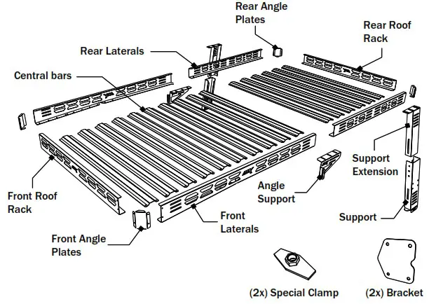 AFX MOTORSPORTS CAN052 Extended Roof Rack - HOW TO INSTALL 1
