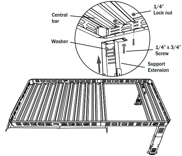 AFX MOTORSPORTS CAN052 Extended Roof Rack - HOW TO INSTALL 14