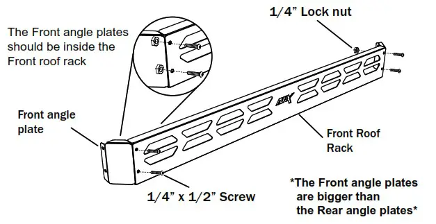 AFX MOTORSPORTS CAN052 Extended Roof Rack - HOW TO INSTALL 2
