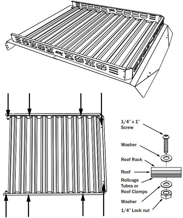 AFX MOTORSPORTS CAN052 Extended Roof Rack - HOW TO INSTALL 8