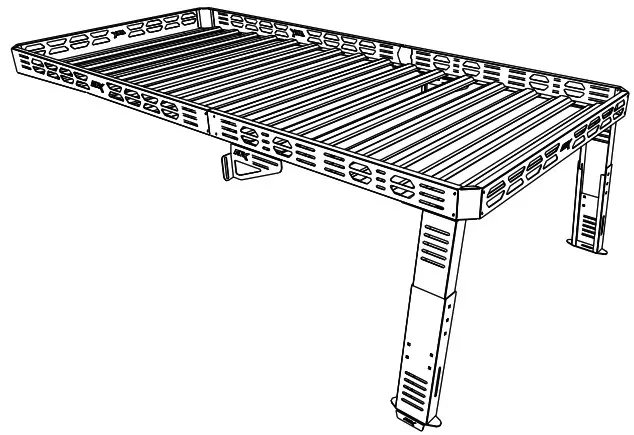 AFX MOTORSPORTS CAN052 Extended Roof Rack - cover