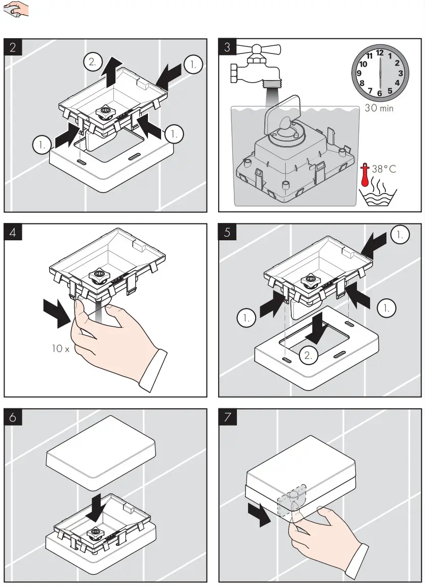 AXOR 42821XXX Universal Circular Universal Towel Holder - Figure 25