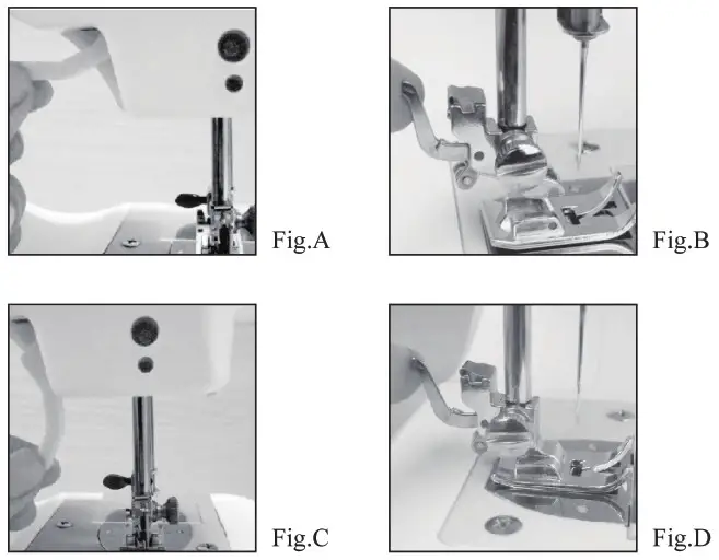 VEVOR FHSM 519 Sewing Machine - REPLACING THE BOBBIN 2