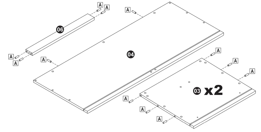 Sunnydaze DECOR AGR-386 Gray Wood Storage Trunk - ASSEMBLY