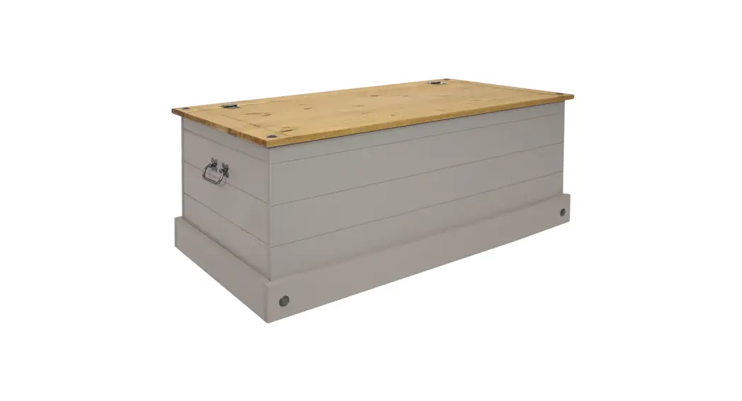 Sunnydaze Decor Agr-386 Gray Wood Storage Trunk Instruction Manual Sunnydaze Decor Agr-386 Gray Wood Storage Trunk Instruction Manual