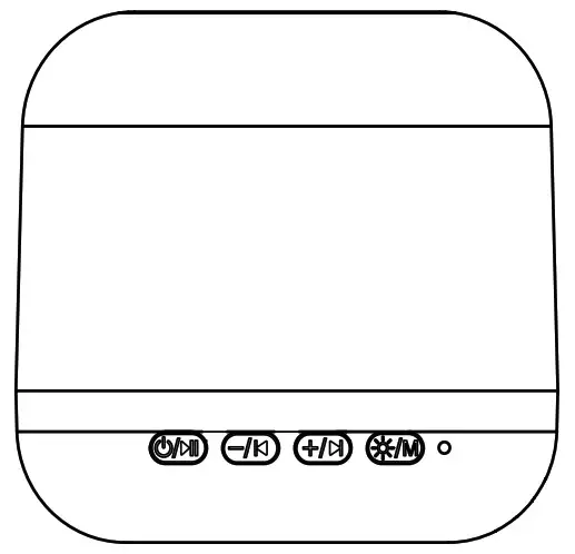 NINGBO AE0275 Wireless Speaker Night Light - music