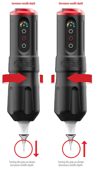 FK Irons ONE Tattoo Machine - DEPTH