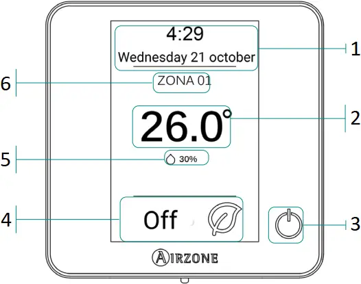 AIRZONE Blueface Zero - Screensaver