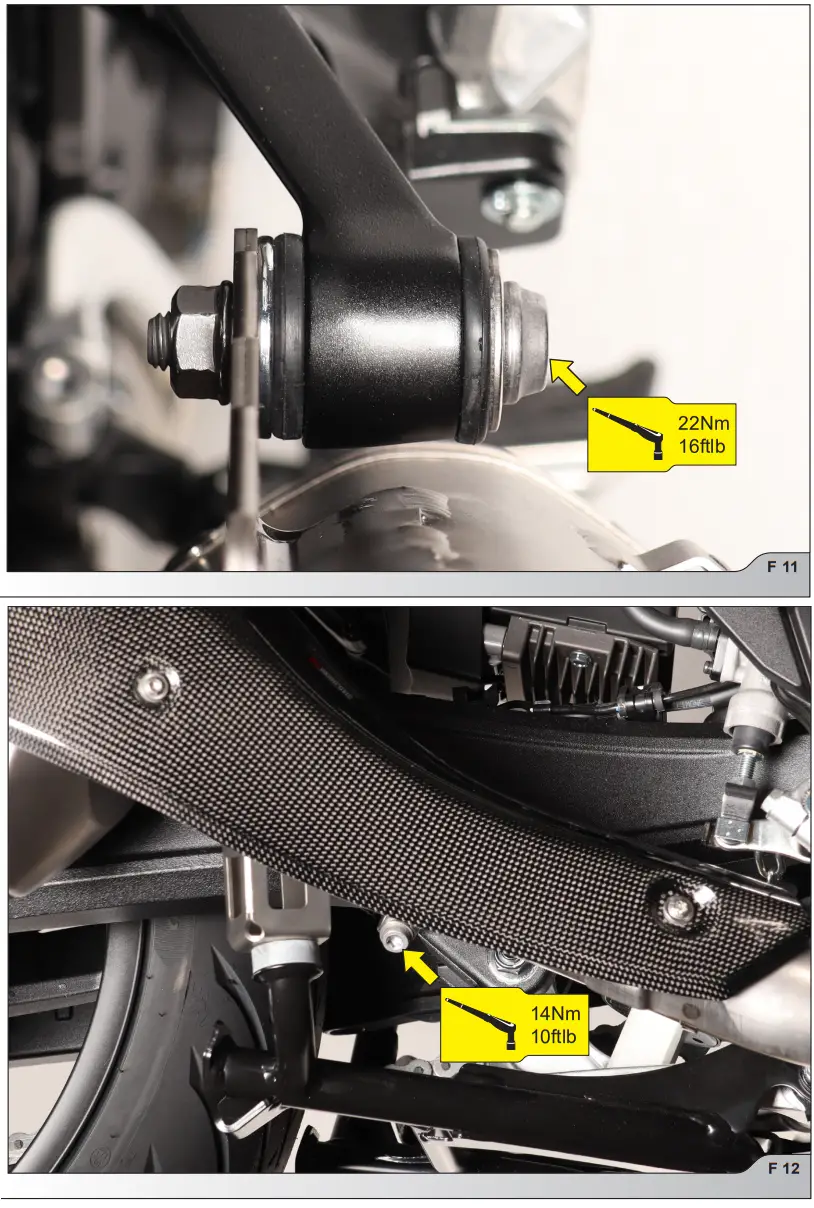 AKRAPOVIC Slip On Motorcycle Exhaust System for Honda NT1100 - Position the muffler