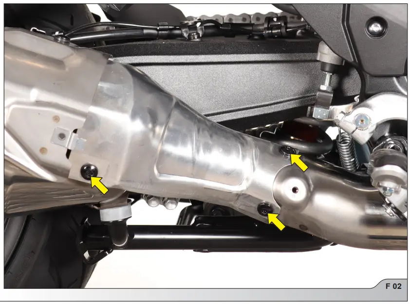 AKRAPOVIC Slip On Motorcycle Exhaust System for Honda NT1100 - Unscrew