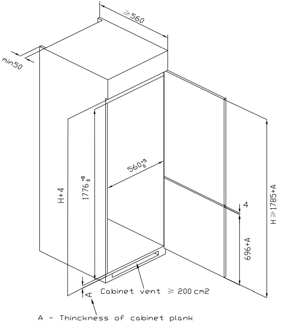 Midea MDRE353FGE01, MDRE353FGF01 Refrigerator Bottom Freezer - fig 17