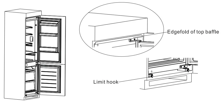 Midea MDRE353FGE01, MDRE353FGF01 Refrigerator Bottom Freezer - fig 18