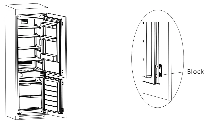 Midea MDRE353FGE01, MDRE353FGF01 Refrigerator Bottom Freezer - fig 21