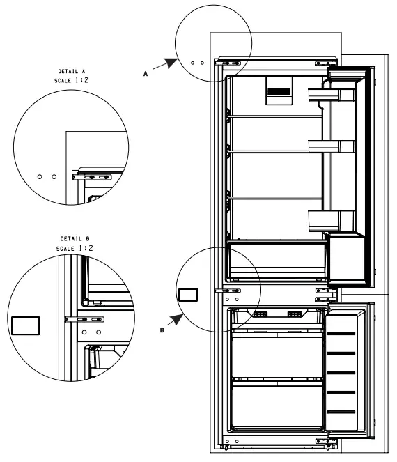 Midea MDRE353FGE01, MDRE353FGF01 Refrigerator Bottom Freezer - fig 23