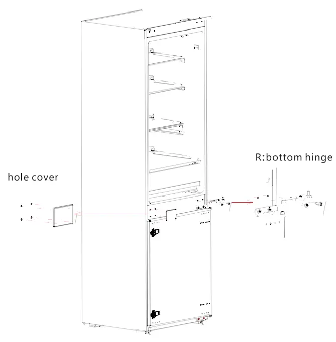 Midea MDRE353FGE01, MDRE353FGF01 Refrigerator Bottom Freezer - fig 26