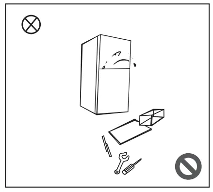 Midea MDRE353FGE01, MDRE353FGF01 Refrigerator Bottom Freezer - fig 6