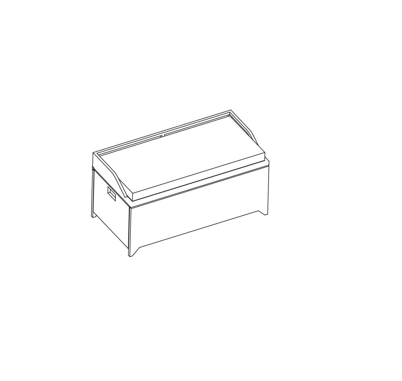 Outsunny 841-153v01 Pe Rattan Patio Storage Bench Instruction Manual