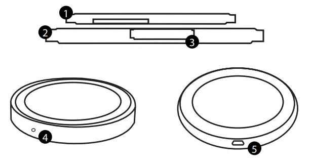 PORTER TECH AB0009 Quake Wireless Charging Pad fig 1