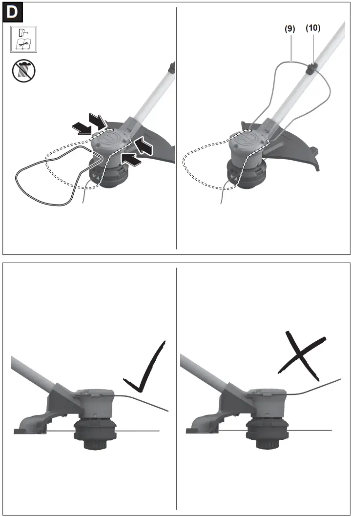 BOSCH 36V-33 Cordless Brushless Grass Trimmer - Fig2
