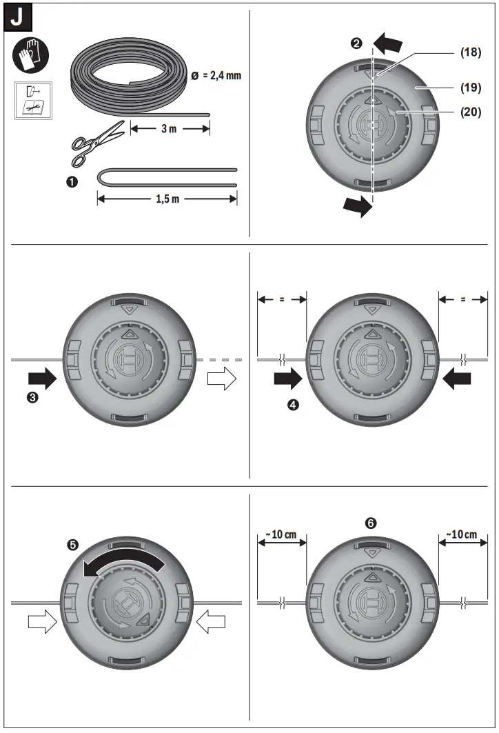 BOSCH 36V-33 Cordless Brushless Grass Trimmer - Fig6