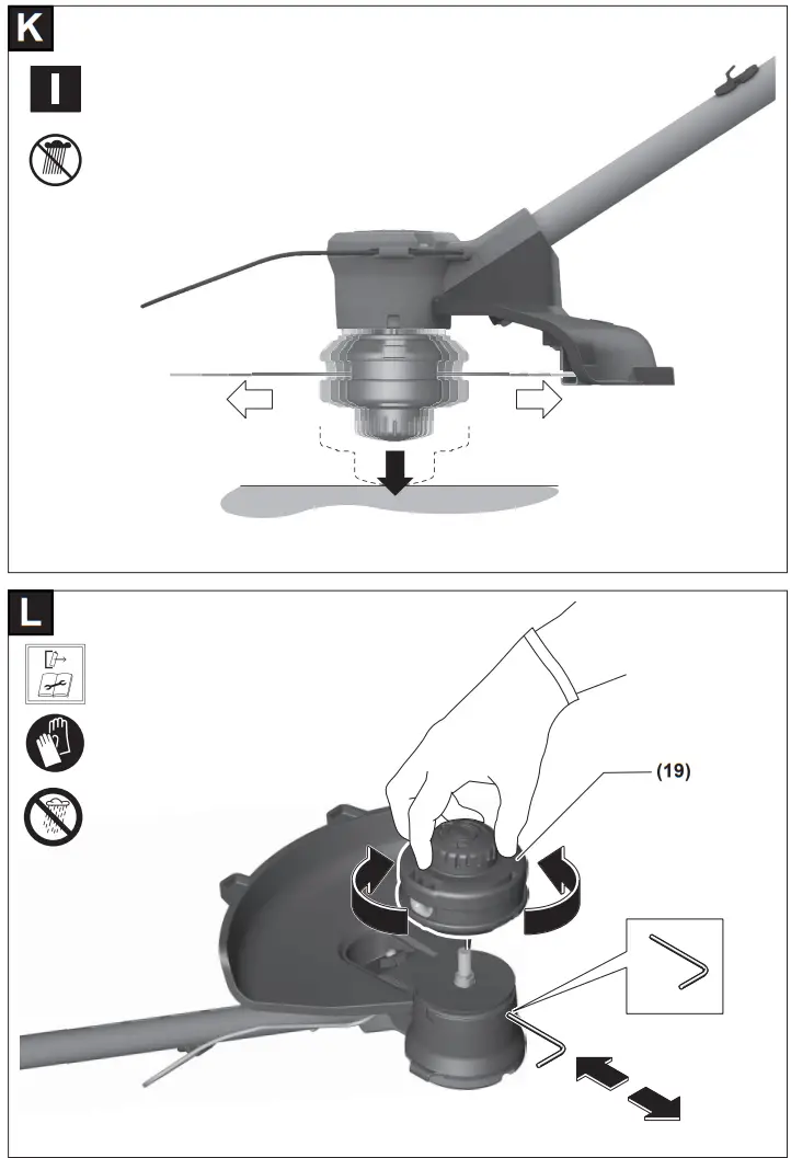 BOSCH 36V-33 Cordless Brushless Grass Trimmer - Fig7