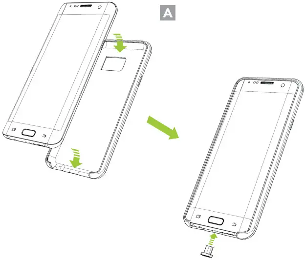KOAMTAC KDC470 OtterBox uniVERSE Case Adaptor - OTG USB Connect